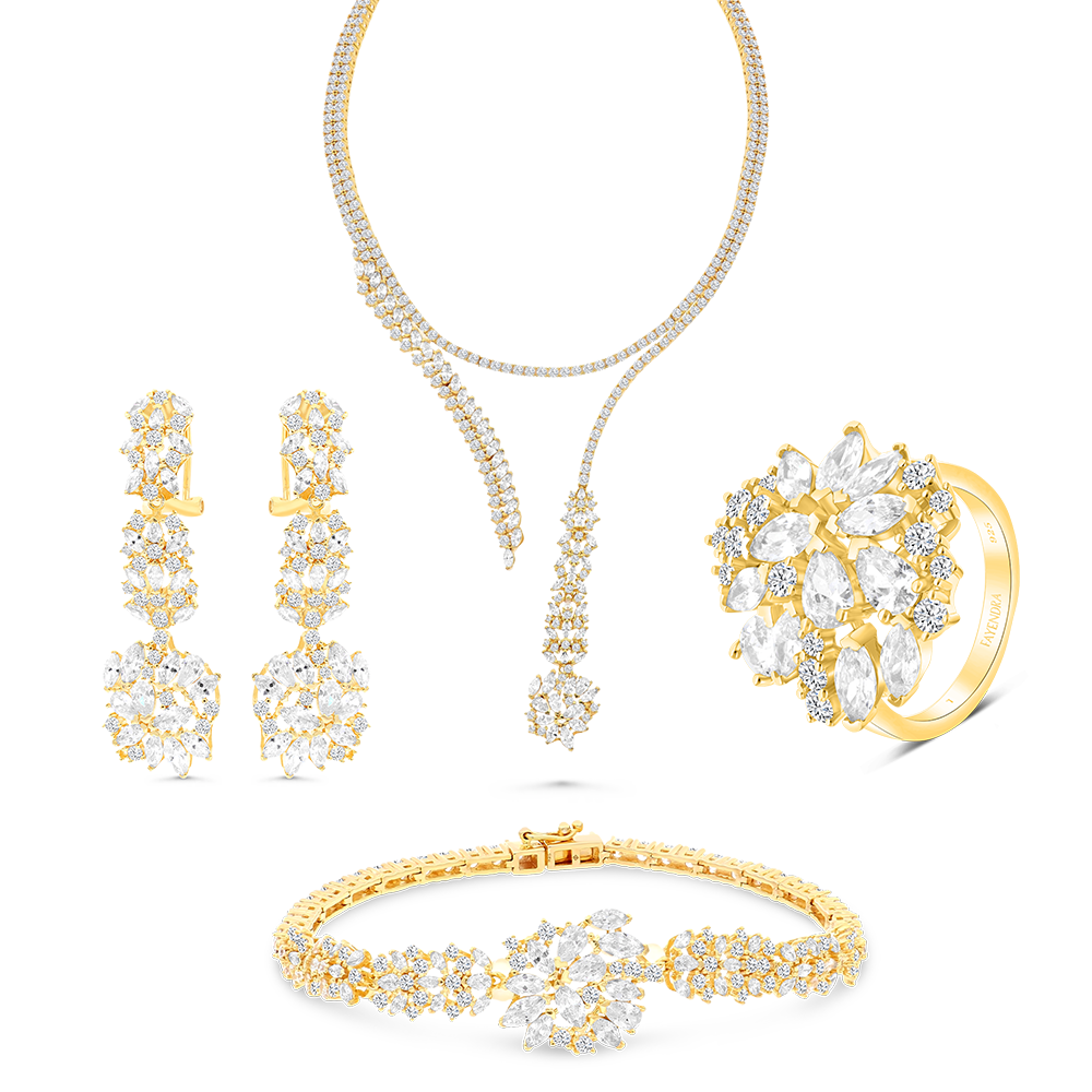 Sterling Silver 925 Set Gold Plated