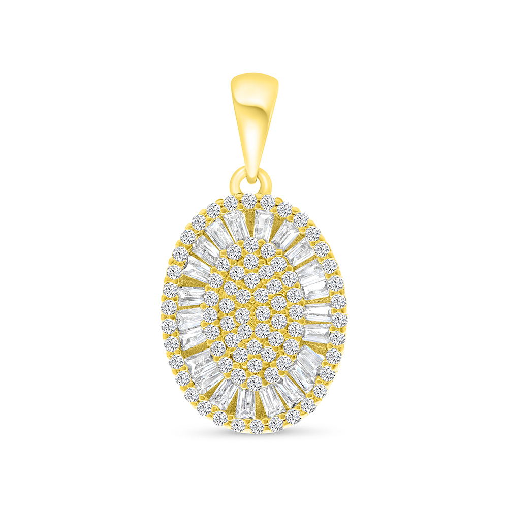 Sterling Silver 925 Pendant Gold Plated