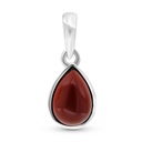 Sterling Silver 925 Pendant Embedded With Natural Aqiq