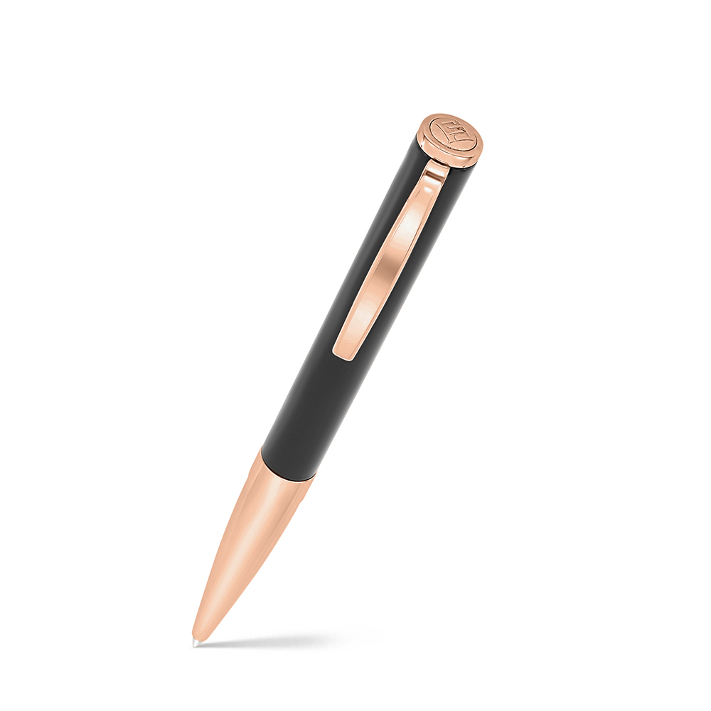 قلم فايندرا الفاخر مطلي ذهبي روز black lacquer