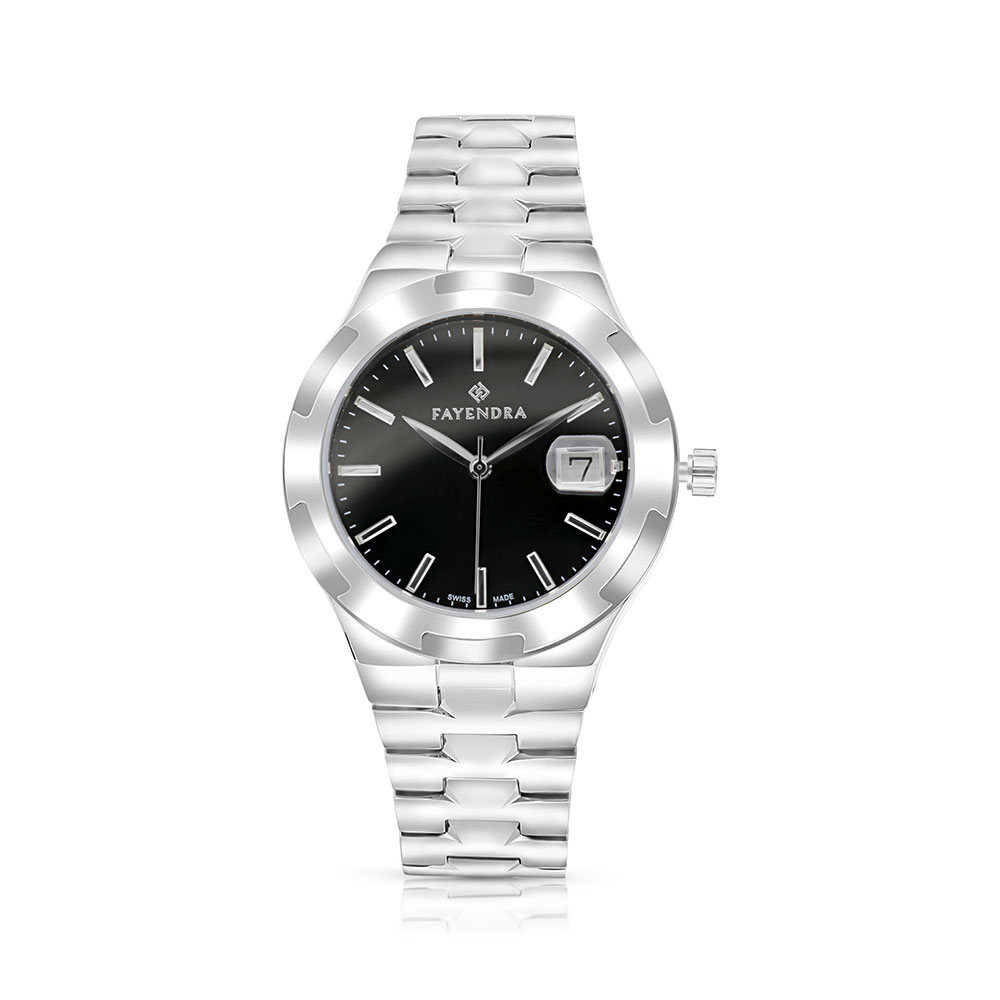 Stainless Steel 316 Watch For Men - BLACK DIAL 