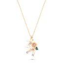 Sterling Silver 925 Necklace Rose Gold Plated Pink Shell White Shell Pearl