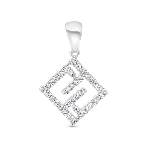 [PND01WCZ00000A714] Sterling Silver 925 Pendant Rhodium Plated