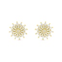 Sterling Silver 925 Earring Gold Plated