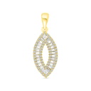 Sterling Silver 925 Pendant Gold Plated