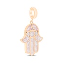 Sterling Silver 925 Pendant Rose Gold Plated 