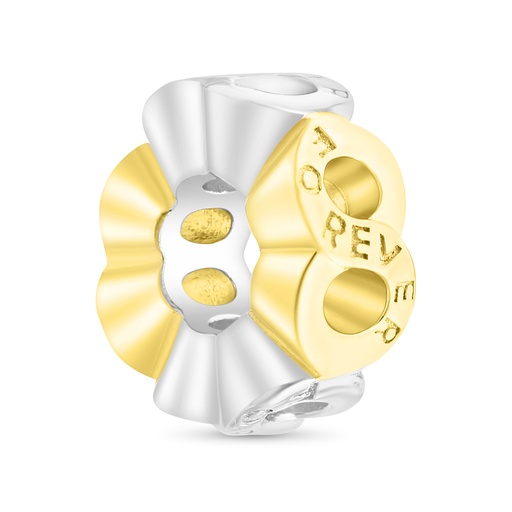 [BCB2800000000A342] Sterling Silver 925 CHARM Rhodium And Gold Plated