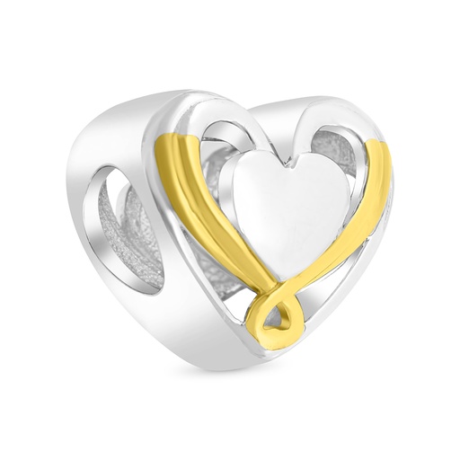 [BCB2800000000A355] Sterling Silver 925 CHARM Rhodium And Gold Plated