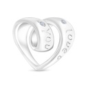 Sterling Silver 925 CHARM Rhodium Plated