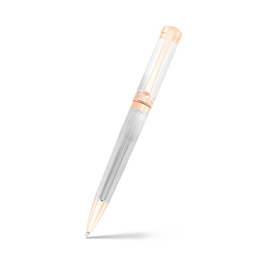 [PEN0900003000A022] Fayendra Pen Rhodium And Rose Gold Plated