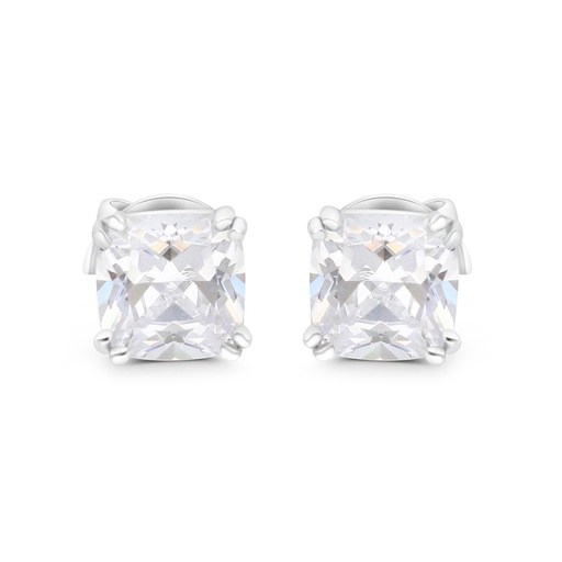 [EAR01WCZ00000C042] Sterling Silver 925 Earring Gold Plated Embedded With White CZ