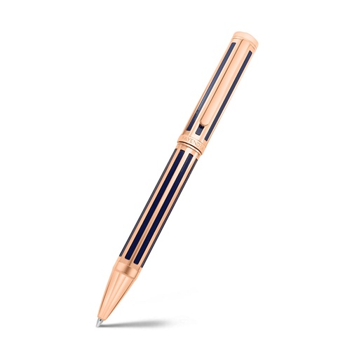 [PEN0900002000A121] Fayendra Pen Rose Golden And Blue Plated Embedded With Special Design