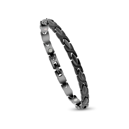 [BRC0900000000A161] Stainless Steel 316L Bracelet, Black Plated For Men