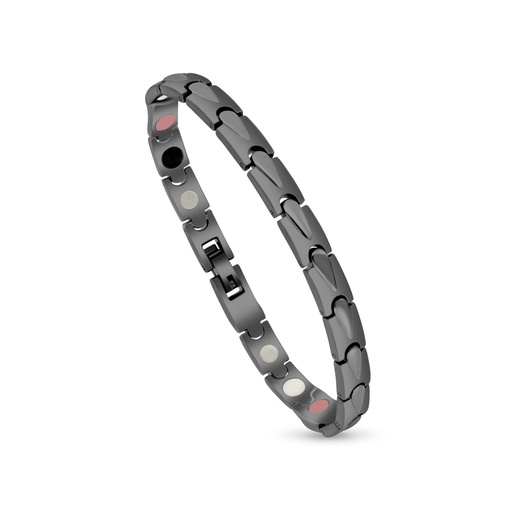 [BRC0900002000A162] Stainless Steel 316L Bracelet, Black Plated For Men