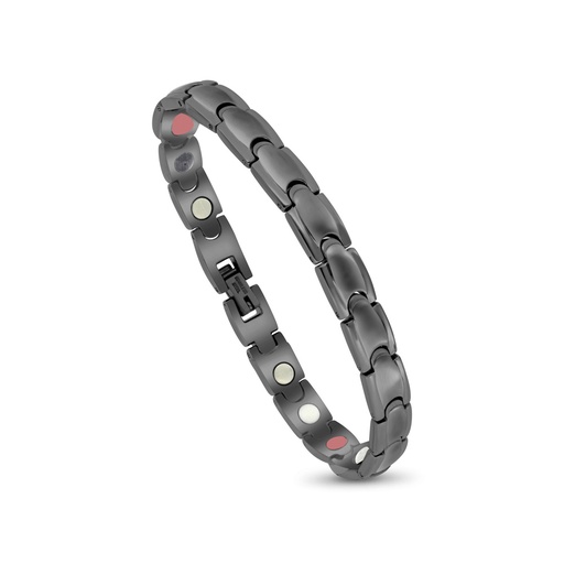 [BRC0900002000A166] Stainless Steel 316L Bracelet, Black Plated For Men