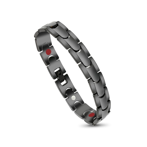 [BRC0900000000A170] Stainless Steel 316L Bracelet, Black Plated For Men