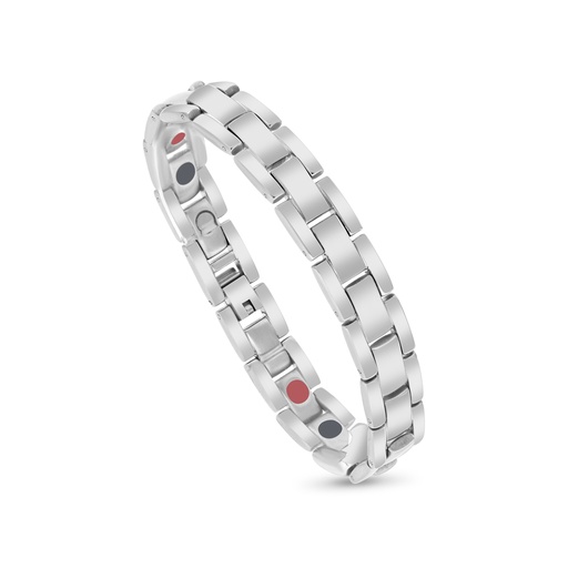 [BRC0900000000A185] Stainless Steel 316L Bracelet, Silver Plated For Men