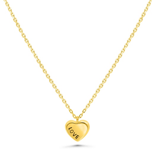 [NCL0200000000B767] Sterling Silver 925 Necklace Golden Plated 