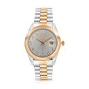 Stainless Steel 316 Watch Steel And Rose Gold Color For Men - SILVER DIAL