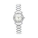 Stainless Steel 316 Watch Embedded With White Zircon - SILVER DIAL