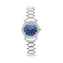 Stainless Steel 316 Watch Embedded With White Zircon - BLUE DIAL